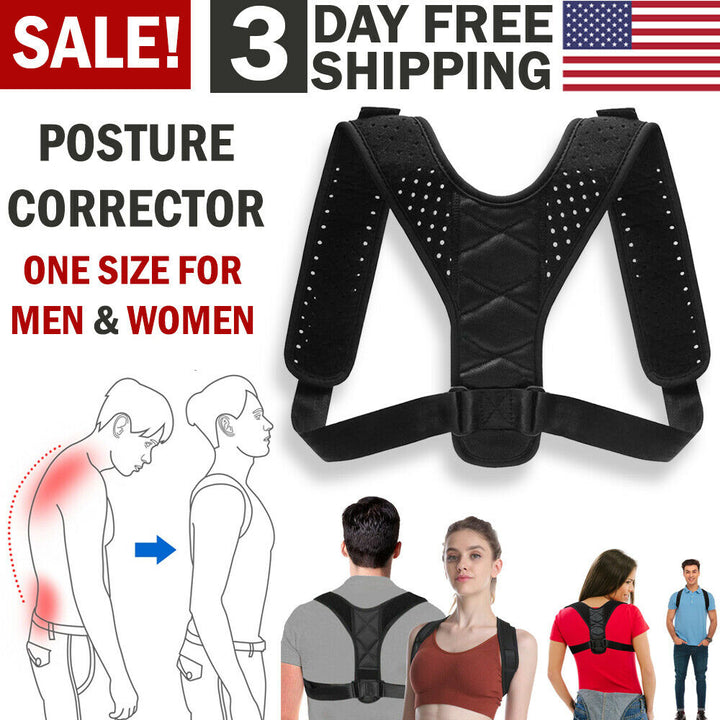 Posture Corrector Men Women Upper Back Pain Brace