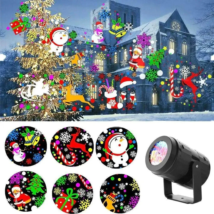 Christmas Party Lights Snowflake Projector Light Led Stage