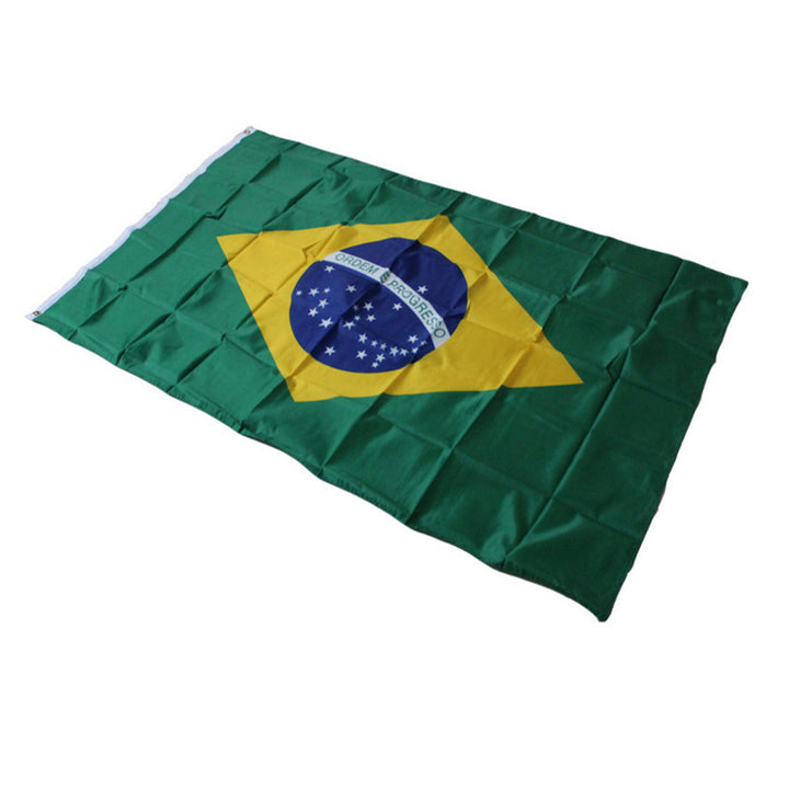 3X5 Ft Polyester Banner Big Hanging Flag Brazil National Flag