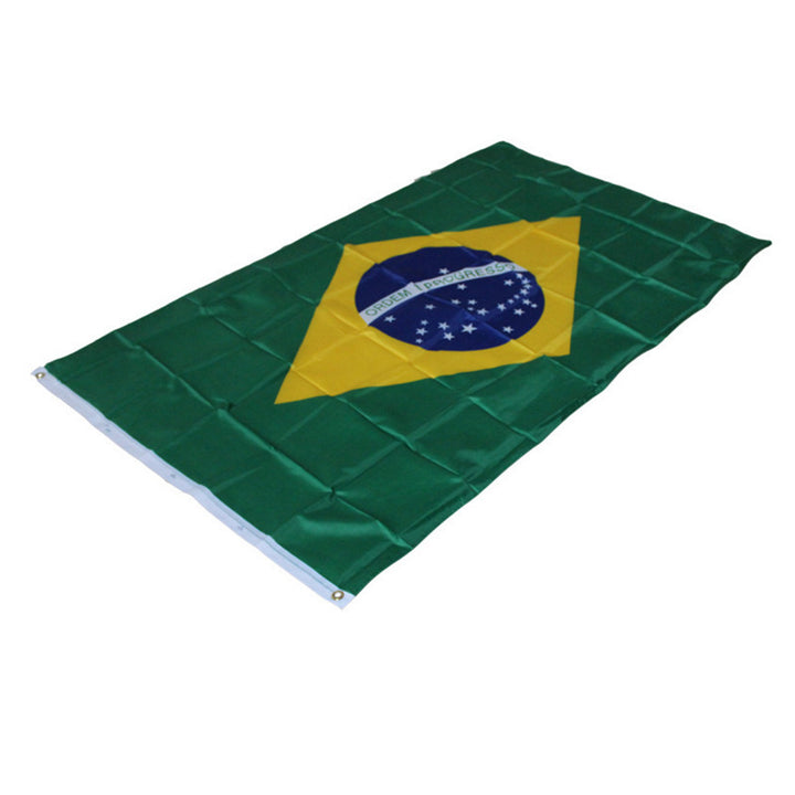 3X5 Ft Polyester Banner Big Hanging Flag Brazil National Flag