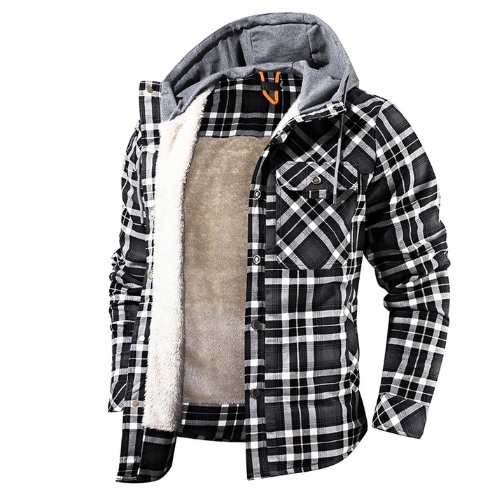 Men Warm Jacket Hooded Jackets