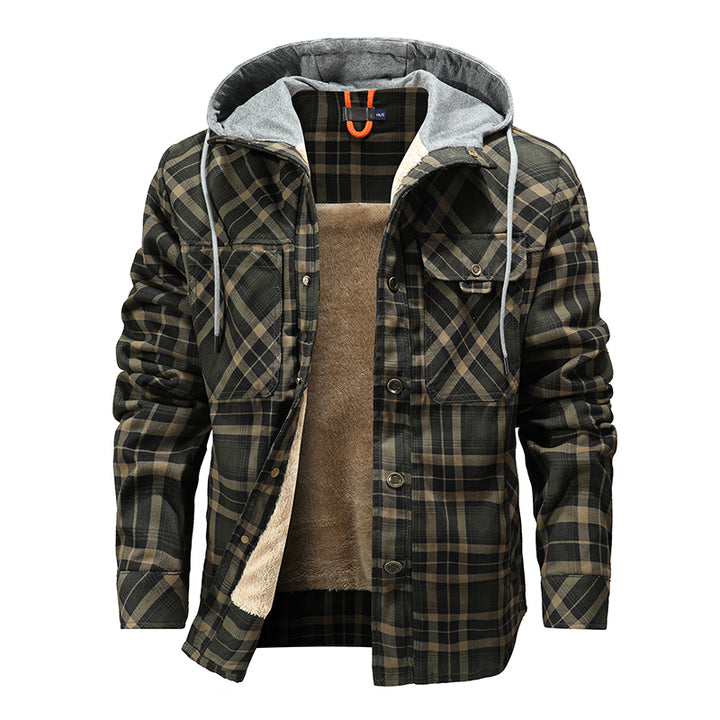 Men Warm Jacket Hooded Jackets