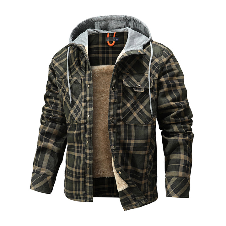 Men Warm Jacket Hooded Jackets