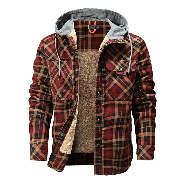 Men Warm Jacket Hooded Jackets