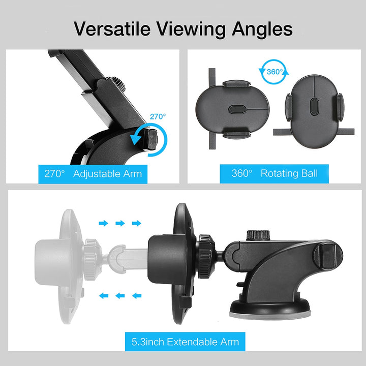 Car Phone Holder Long Rod Telescopic Car