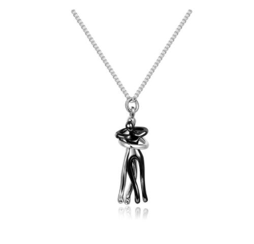 Love Hug Necklace  Men Women Valentines Day