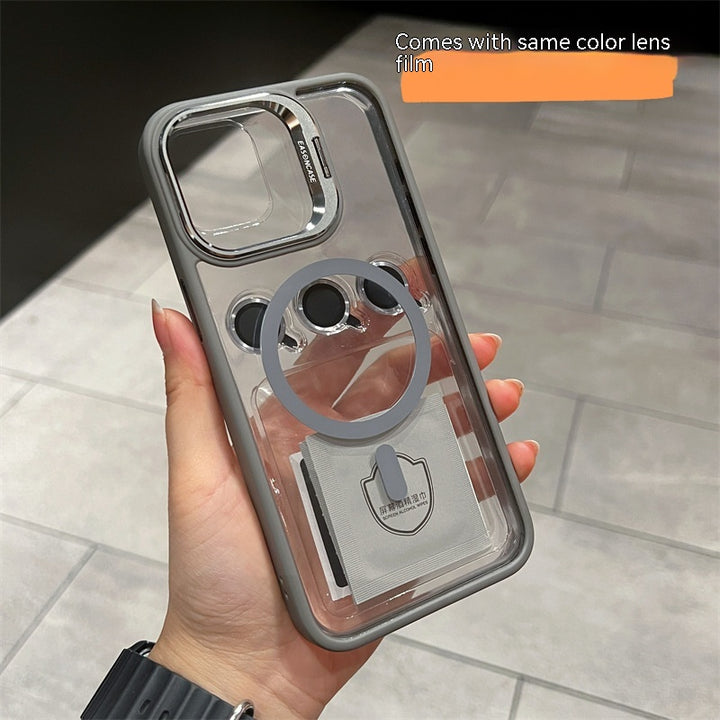 15 Lens Invisible Bracket Phone Case Magnetic Suction