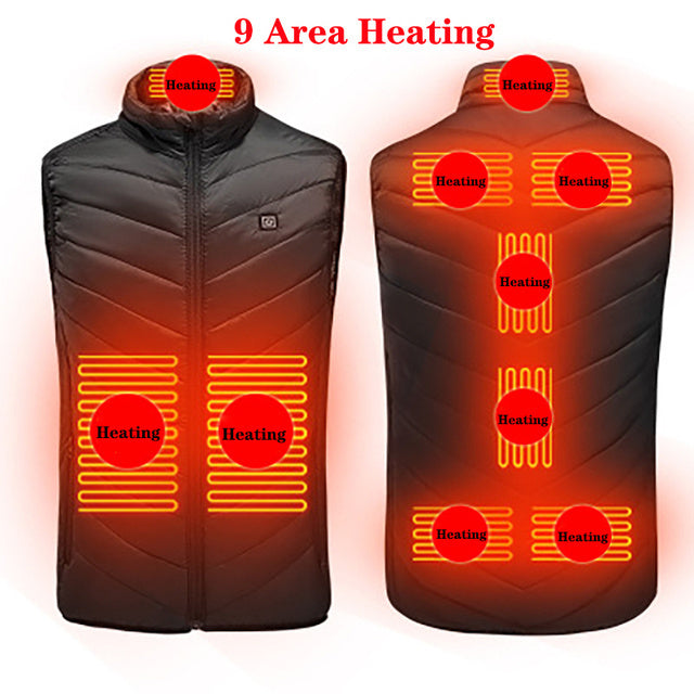 Heated Vest Washable  Electric Winter Clothes