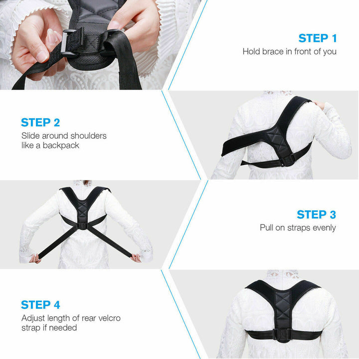 Posture Corrector Men Women Upper Back Pain Brace