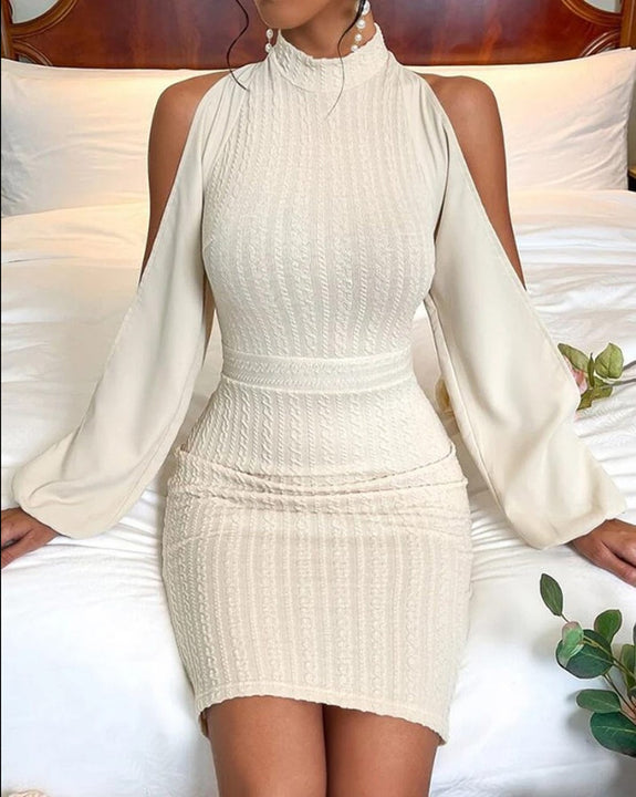 Turtleneck Tight Dress