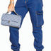 Fashion Denim Comfort And Casual Tapered Overalls