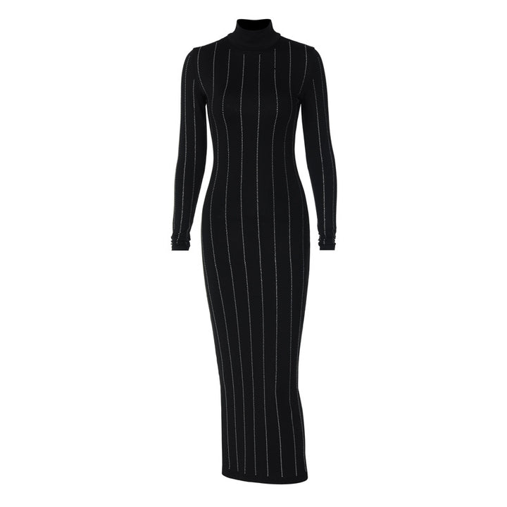 Turtleneck Long Sleeve Dress