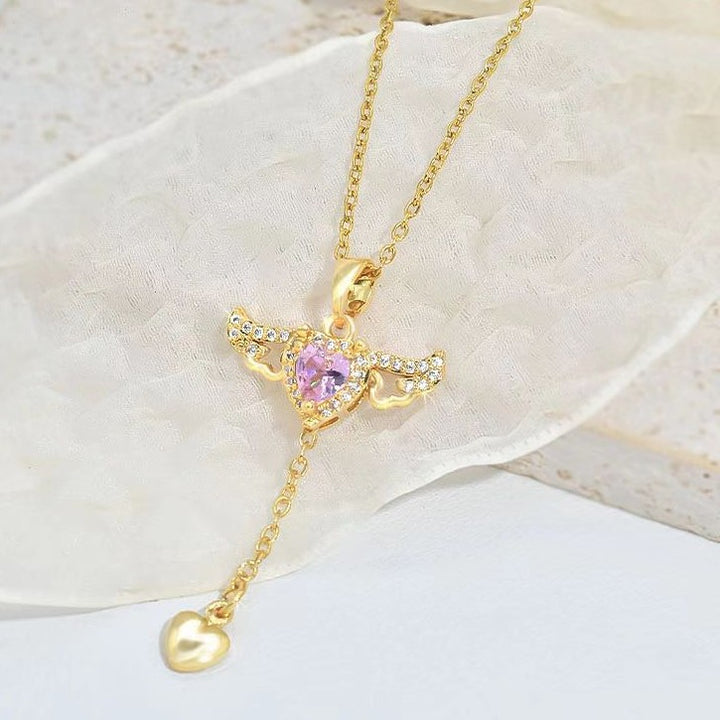 Heart Angel Wings Necklace