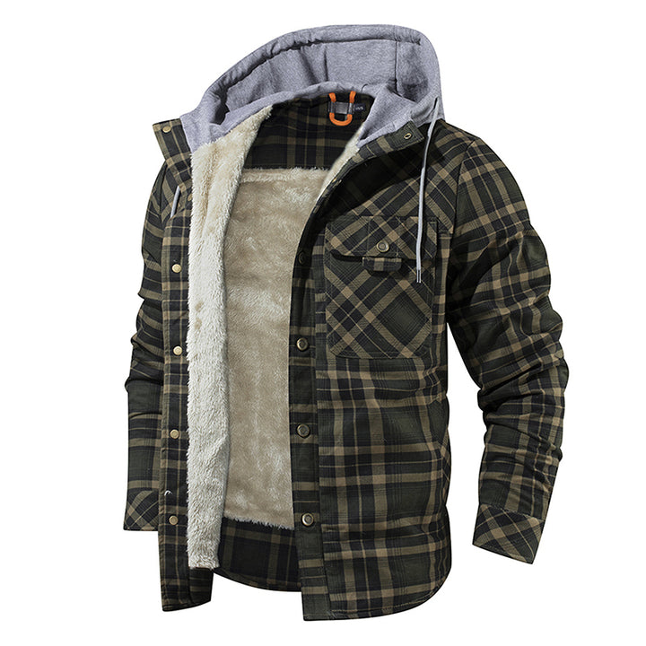 Men Warm Jacket Hooded Jackets