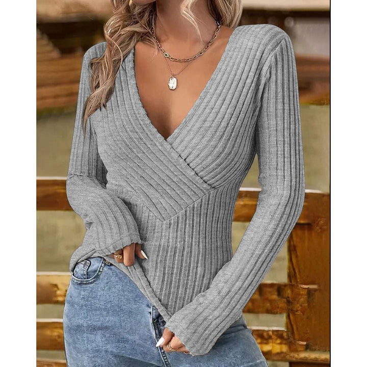 V-neck Slim-fit Sweater