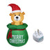 Inflatable luminous gift bag puppy