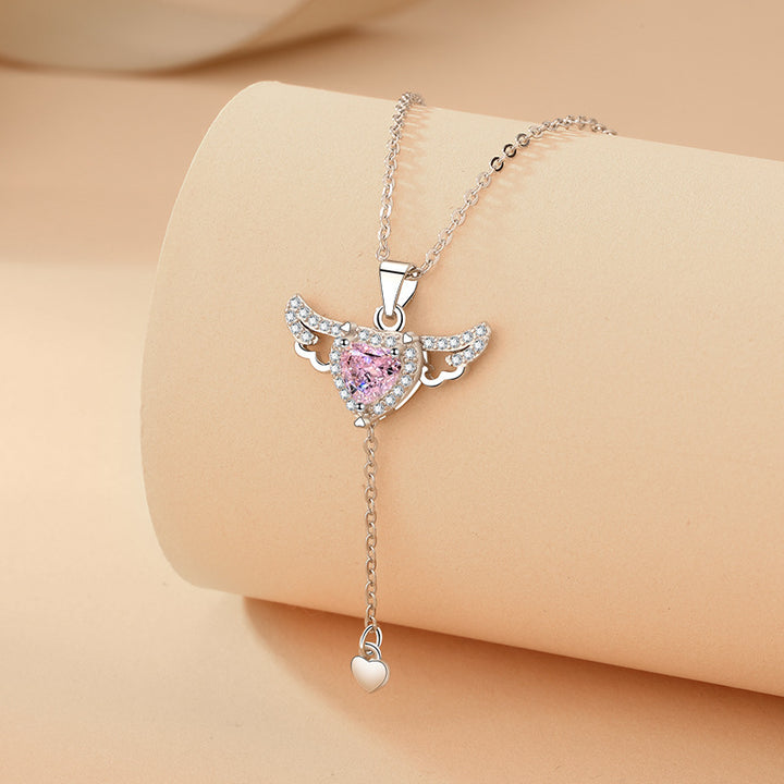 Heart Angel Wings Necklace