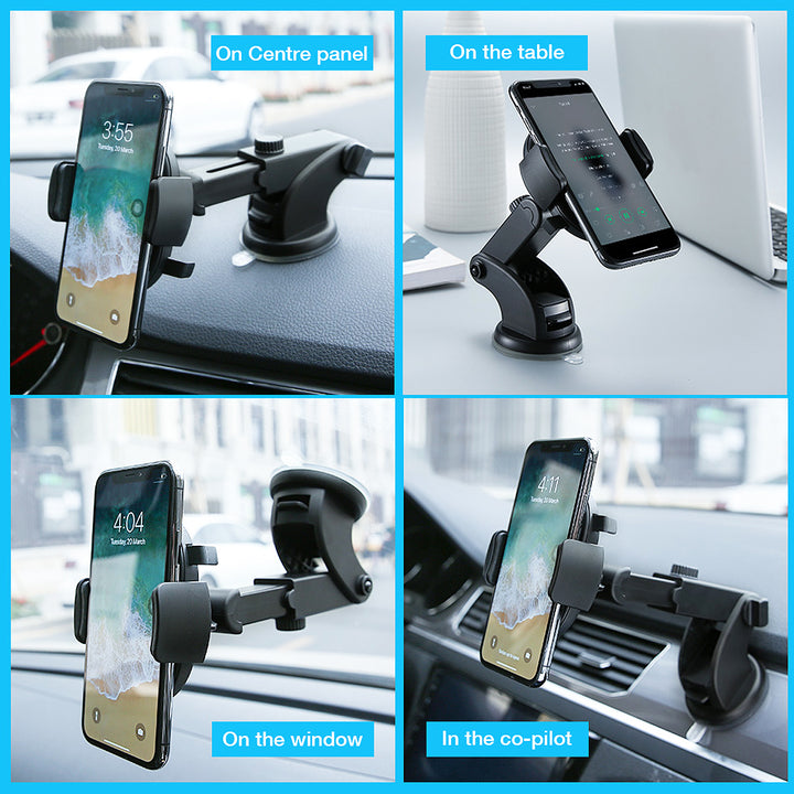 Car Phone Holder Long Rod Telescopic Car