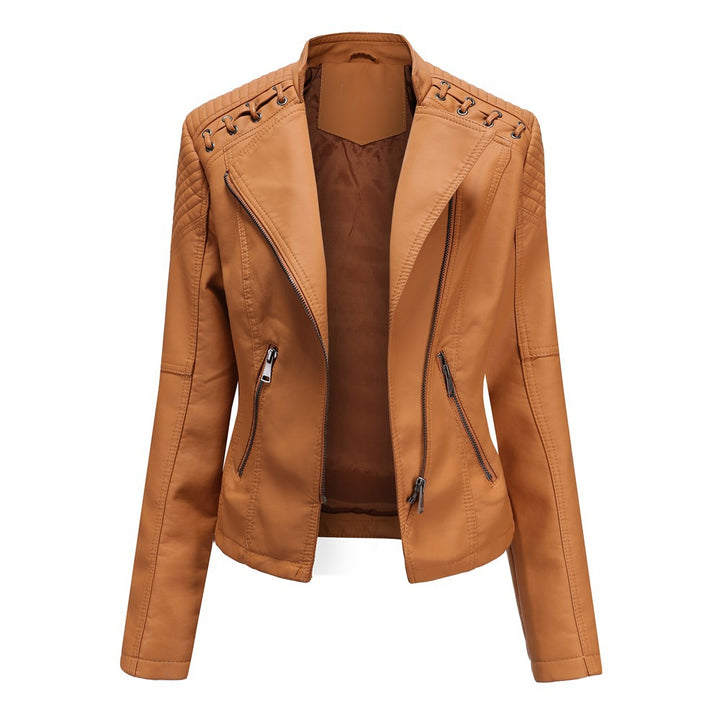 Leather Short Jacket