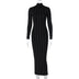 Turtleneck Long Sleeve Dress