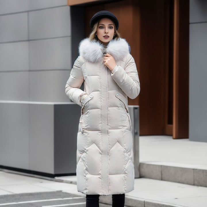 Woolen Collar Cotton Jacket