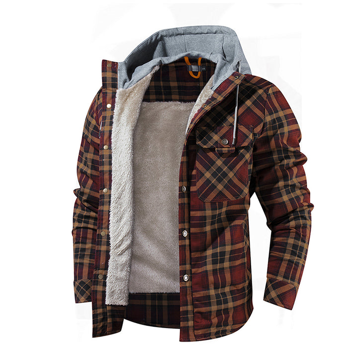 Men Warm Jacket Hooded Jackets