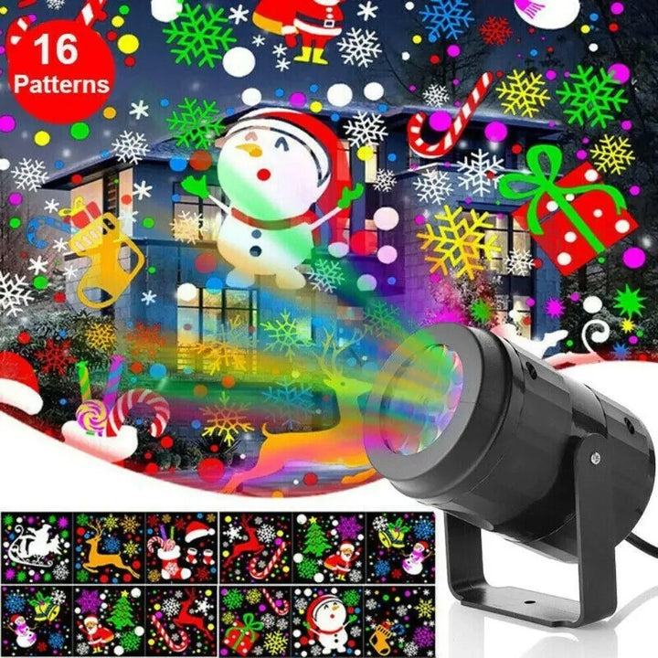 Christmas Party Lights Snowflake Projector Light Led Stage