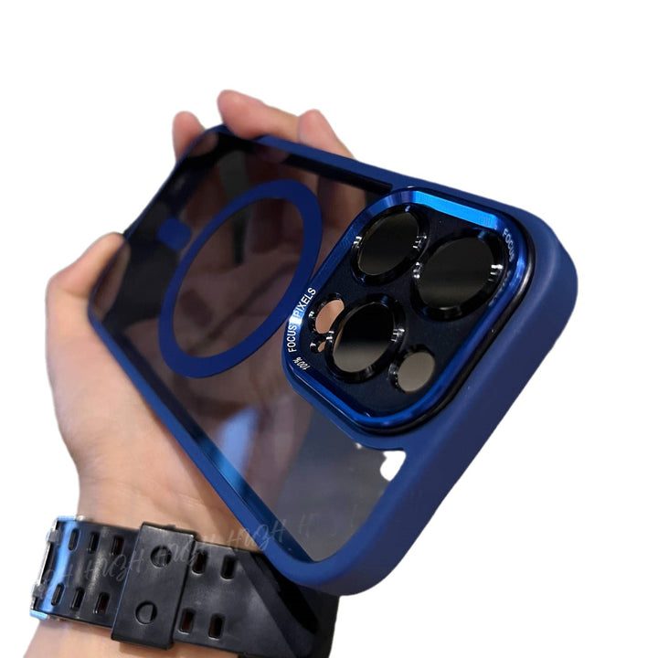 Metal Lens Magnetic Phone Case