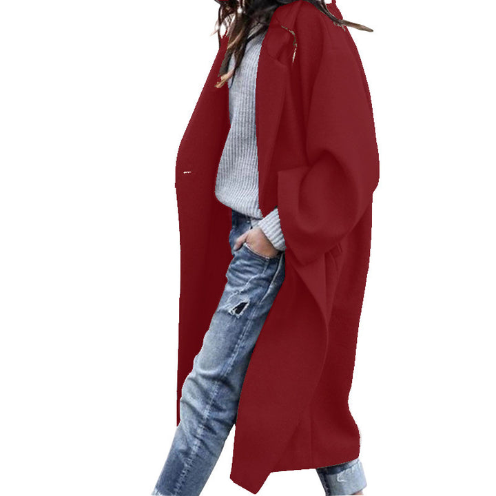 Casual Long Jacket With Pockets