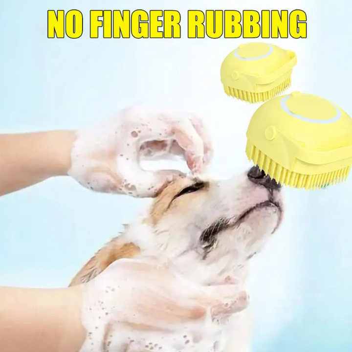 Cute Dog Bath Brush